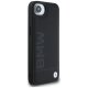 BMW Leather Hot Stamp dėklas, skirtas iPhone 16e, juodas