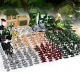Military Base Playset with Army Men Toy Soldiers, 300 Pieces