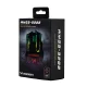 Wozinsky WMGB-3200 belaidė optinė žaidimų pelė su RGB apšvietimu, juoda
