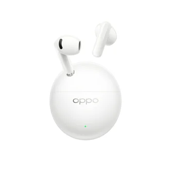 Belaidės ausinės Oppo Enco Air5s ANC Bluetooth 6.0, baltos