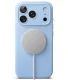 Dėklas Ringke Silicone MagSafe skirtas iPhone 18 Pro Max, šviesiai mėlynas