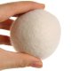 Wool Dryer Balls Natural Fabric Softener, 3 Pack, White
