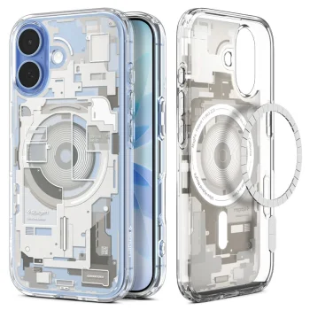 Spigen Ultra Hybrid Mag Zero One dėklas, skirtas iPhone 17, Titanium