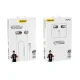 Dudao X1PROT Wired USB-C Earphones 1.2m, White