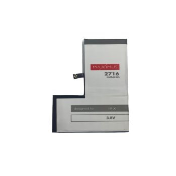 Maxximus Battery for Apple iPhone X, 2716 mAh (616-00346)