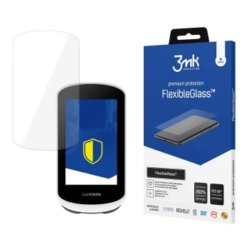 Hibridinis apsauginis stiklas 3mk FlexibleGlass, skirtas Garmin Edge Explore 2