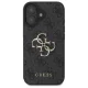 Guess 4G Big Logo dėklas iPhone 16 Plus telefonui, juodas