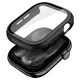 Apsauginis dėklas Spigen Thin Fit 360 Apple Watch 46mm su 9H stiklu, juodas