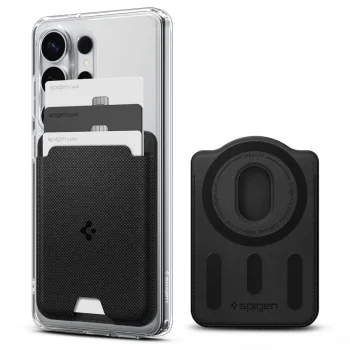 Spigen Urban Fit MagSafe Magnetic Card Wallet Black