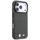 BMW M Quadrille Kevlar Metal Logo MagSafe dėklas iPhone 17/18 Pro Max, pilkas