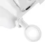 Galvos juostos didinamasis stiklas su 3 LED ir lęšiais, 1.5x-11.5x, juodas/baltas
