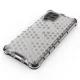 Dėklas Samsung Galaxy A42 5G Honeycomb Case su TPU rėmeliu, skaidrus