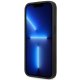 „BMW Leather Seats Pattern“ dėklas „iPhone 14 Pro Max“ su „MagSafe“, juodas