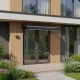 Double Door Canopy Polycarbonate Awning 200x100 cm MultiGarden