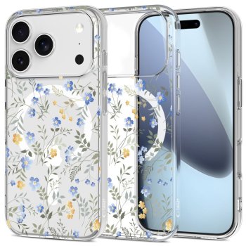 Tech-Protect iPhone 17 Pro Max Case FlexAir MagSafe, Daisies with Leaves