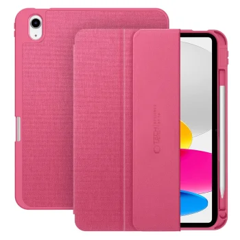 Apple iPad 11'' (2025) (A3355, A3356, A3354) Trifold Tech-Protect SC Pen Canvas Protective Cover Case, Pink