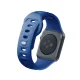 3mk silikoninis laikrodžio dirželis Apple Watch 38 / 40 / 41 mm, mėlynas