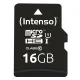 Atminties kortelė Intenso microSDHC 16GB Class 10 UHS-I su adapteriu