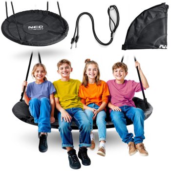 Vaikiškas lizdo tipo sūpynės Neo-Sport NS-103, 120 cm