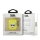 Karl Lagerfeld AirPods 1 / 2 dėklas Choupette Head, geltonas