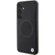 BMW Samsung Galaxy S24 Plus Case Signature Leather MagSafe, Black