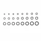 O-Ring Seal Set, NBR, 740 Pcs