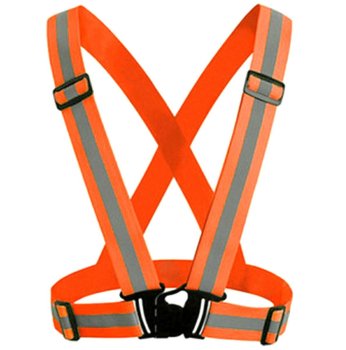 Reflective Safety Harness Straps AG590C, Orange