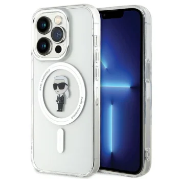 Apple iPhone 15 Pro 6.1'' Karl Lagerfeld IML Ikonik MagSafe Cover Case, Transparent