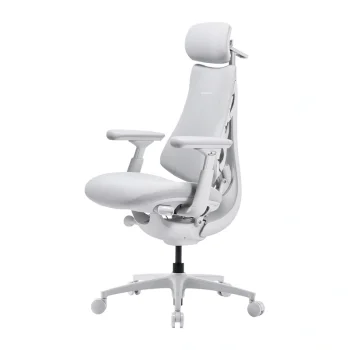 LiberNovo OC1-PRO Ergonomic Gaming Chair (48 cm, White)