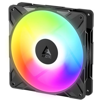 Arctic P14 PRO Reverse PWM PST A-RGB 140mm korpuso ventiliatorius, juodas