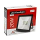 LED prožektorius Maclean Slim 20W 4000K IP65 1600lm MCE520 NW