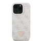 Guess Leather 4G Triangle Strass MagSafe case for iPhone 16 Pro - pink