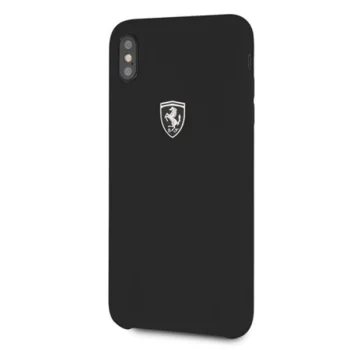 Ferrari dėklas iPhone XS Max telefonui Silicone Off Track, juodas