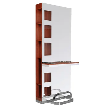 Gabbiano B058 Hairdressing Styling Station, Cherry