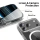 Tech-Protect Flexair Hybrid CC MagSafe dėklas, skirtas iPhone 17 Pro, skaidrus