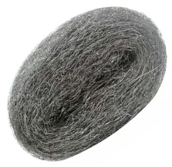 Plieno vilna poliravimui, 0#, 350 x 10 cm, pilka