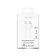 Laidas Puro USB-C į Lightning 20W 2m TPE, baltas