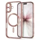 Tech-Protect MagFlex dėklas Apple iPhone 17 - Permatomas / Rožinis