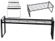 Single-Tier Metal Kitchen Shelf Organizer, Black