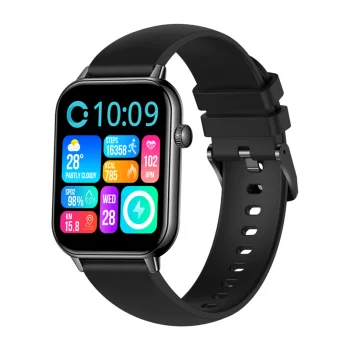 Colmi C28 Smartwatch with Silicone Strap Black