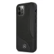 Mercedes dėklas iPhone 12 Pro Max telefonui Perforated Area, juodas