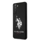 Samsung Galaxy S21 (SM-G991) US Polo Silicone Logo Case Cover (USHCS21SSLHRBK), Black