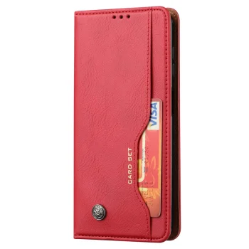 Raudonas atverčiamasis dėklas Samsung Galaxy A34 (SM-A346)