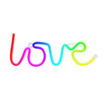 Forever Light FLRN01 LOVE RGB LED Neon Sign with Remote