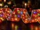 Kalėdinė LED juosta eglutei, 4 m, 40 LED, raudona
