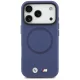 BMW dėklas iPhone 17 Pro Max telefonui M FW Metal Logo MagSafe, tamsiai mėlynas