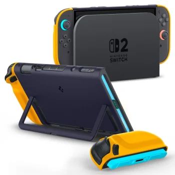Apsauginis dėklas Spigen Nano Pop skirtas Nintendo Switch 2, tamsiai mėlynas