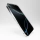 Hibridinis apsauginis stiklas Puro Flexible Glass D3O skirtas iPhone 16 Pro, su juodu rėmeliu