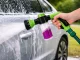 Automobilio valymo ir priežiūros rinkinys, 21 dalis, su purkštuvu ir krepšiu
