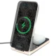 Belaidis indukcinis įkroviklis Guess 4G Pattern MagSafe sulankstomas 2in1 15W, rudas